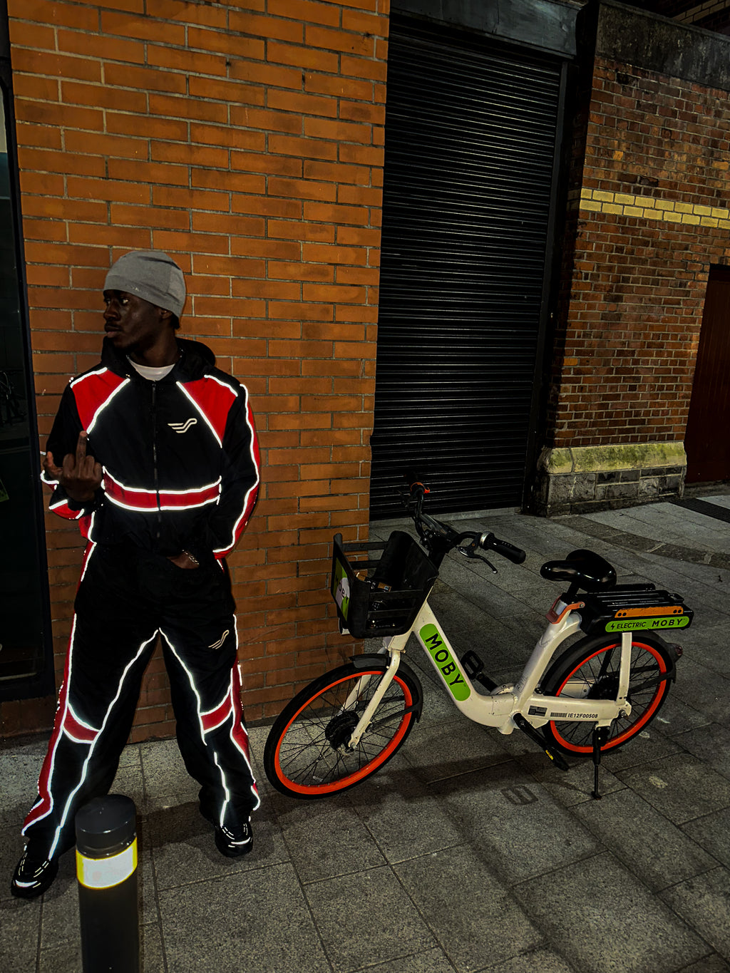 Glide Tech Windbreaker Tracksuit (Red Edition)