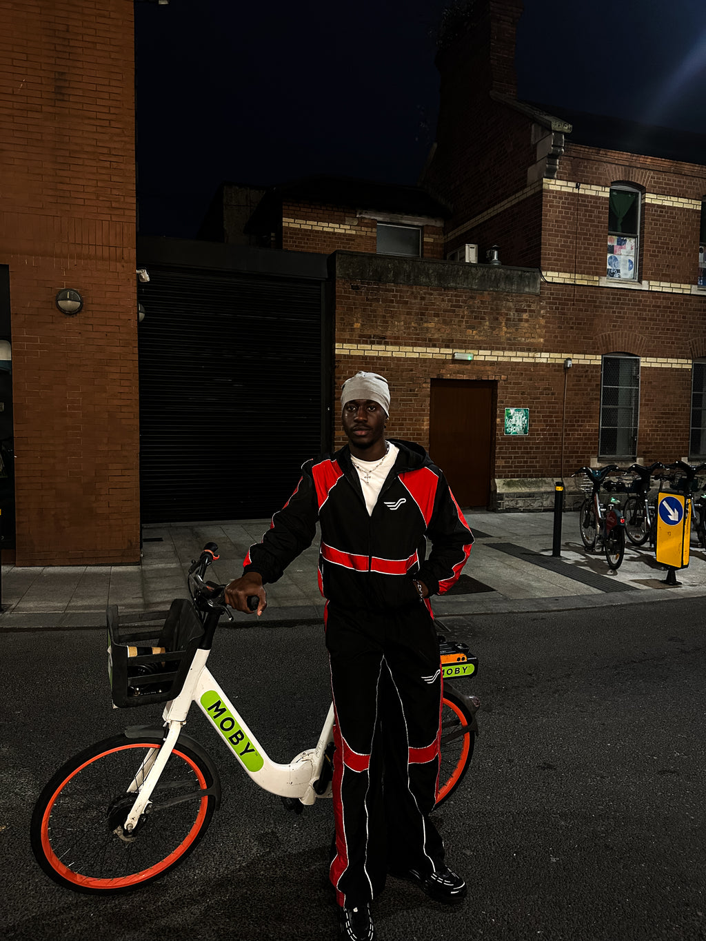 Glide Tech Windbreaker Tracksuit (Red Edition)