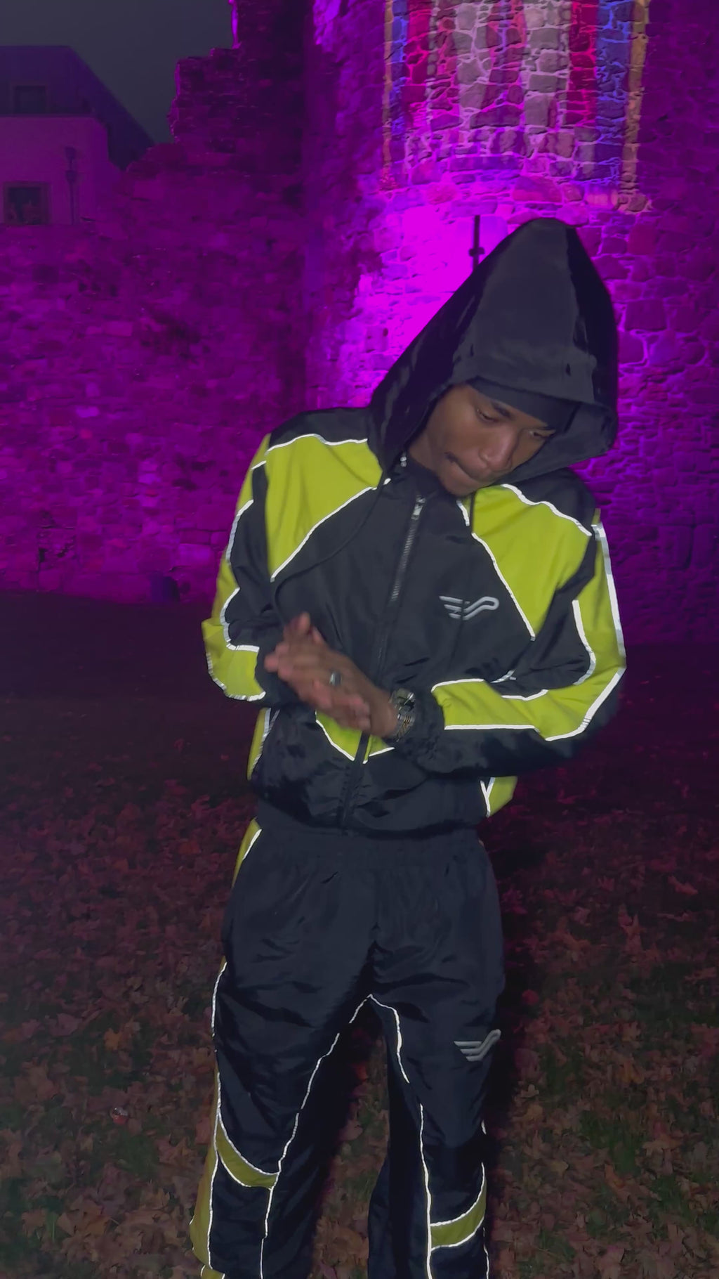 Glide Tech Windbreaker Tracksuit
(Yellow Edition)