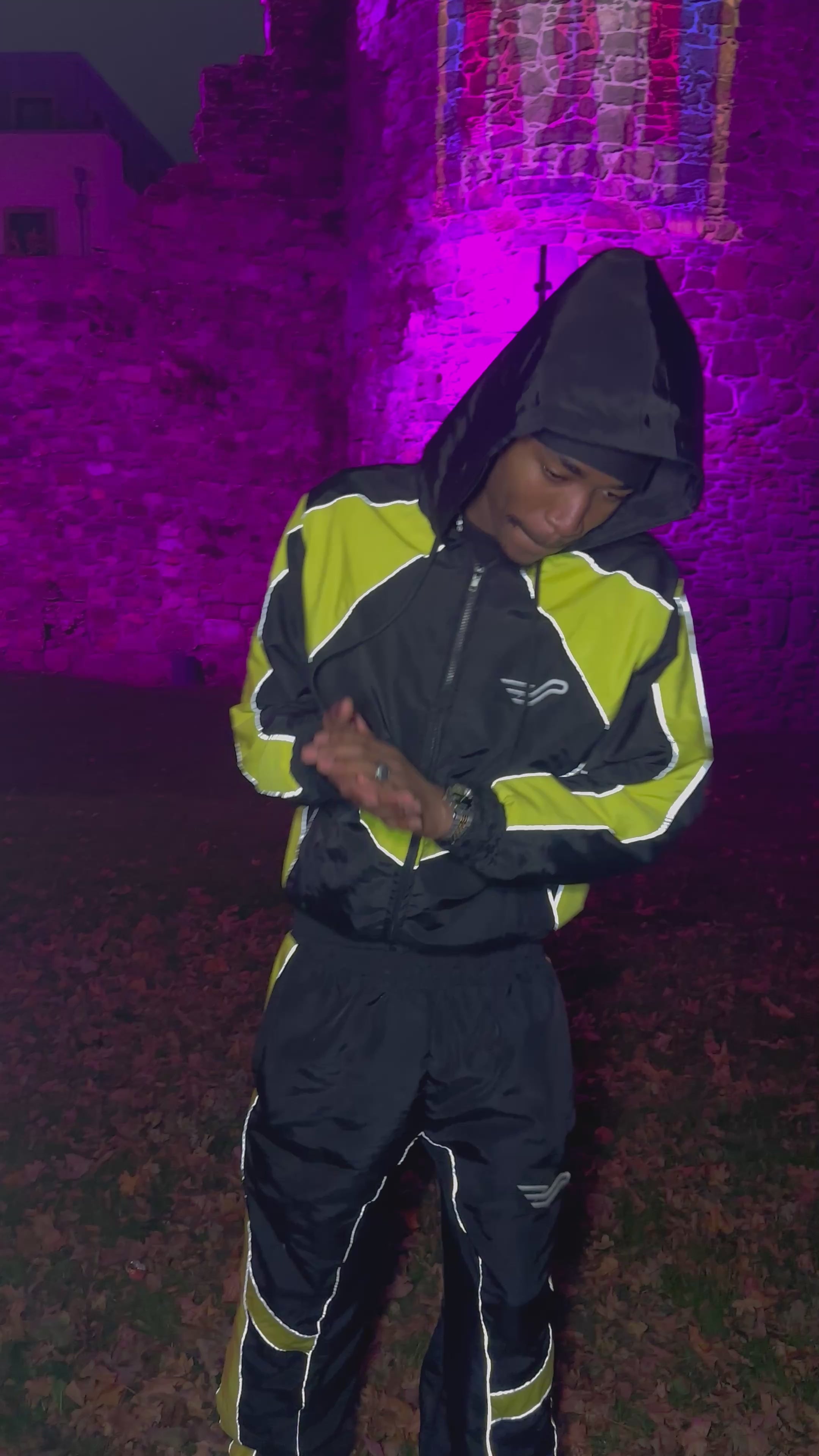 Glide Tech Windbreaker Tracksuit
(Yellow Edition)